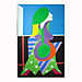 Femme enceinte assise sur un banc