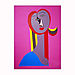 Femme au foulard rouge