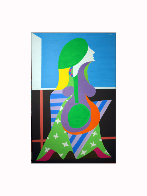 Femme enceinte assise sur un banc